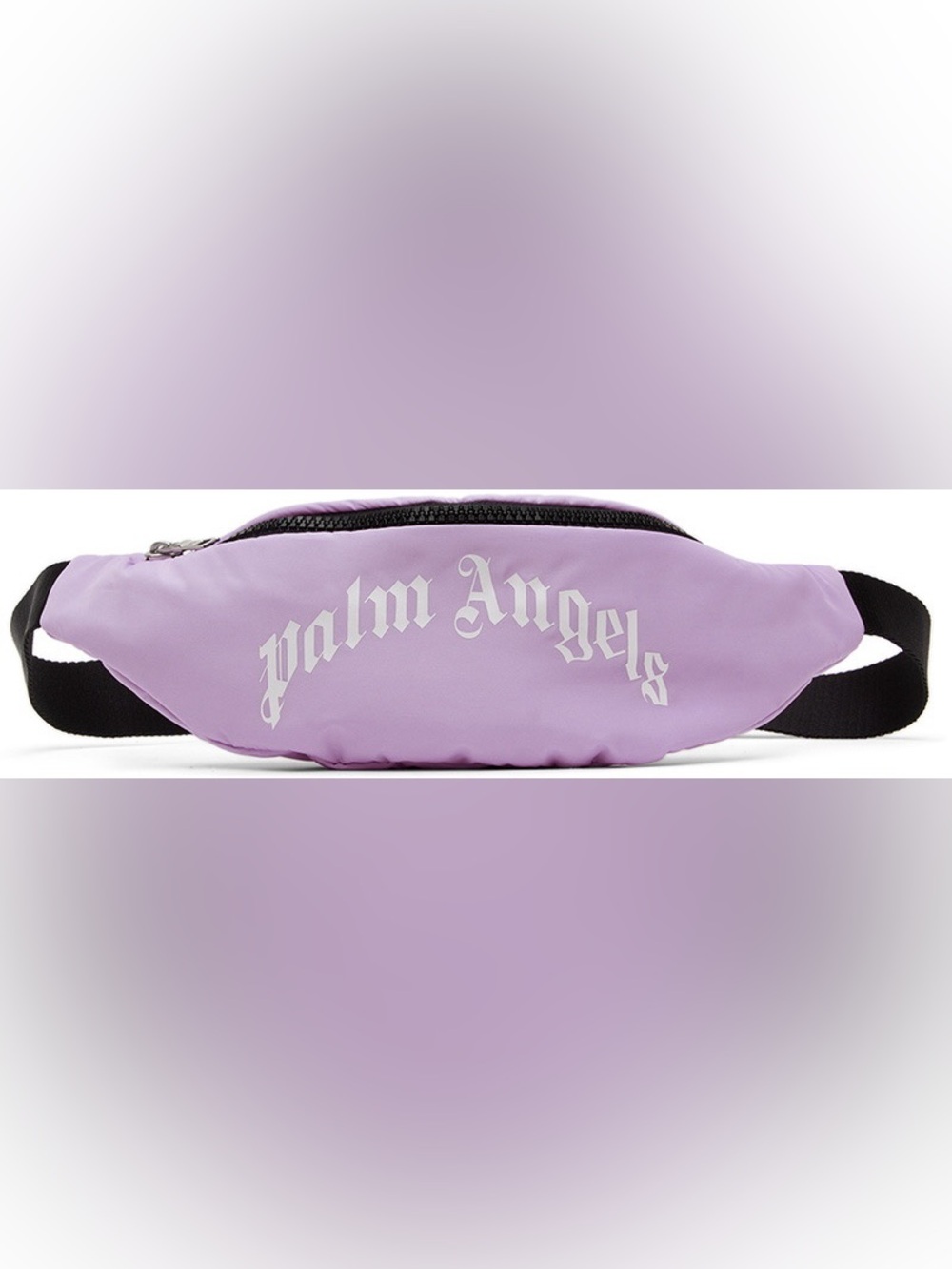 Palm Angels Kids Purple Curved Pouch